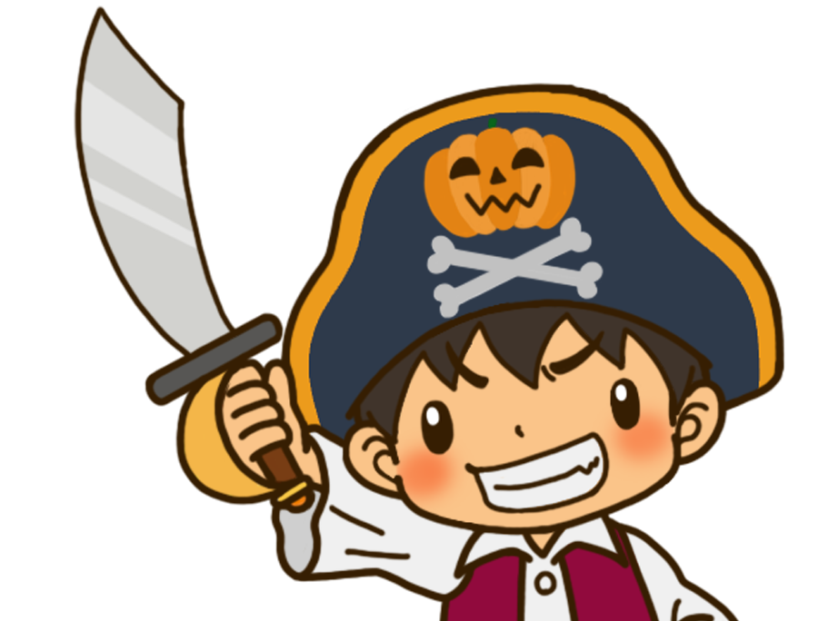 かわいい海賊のイラスト